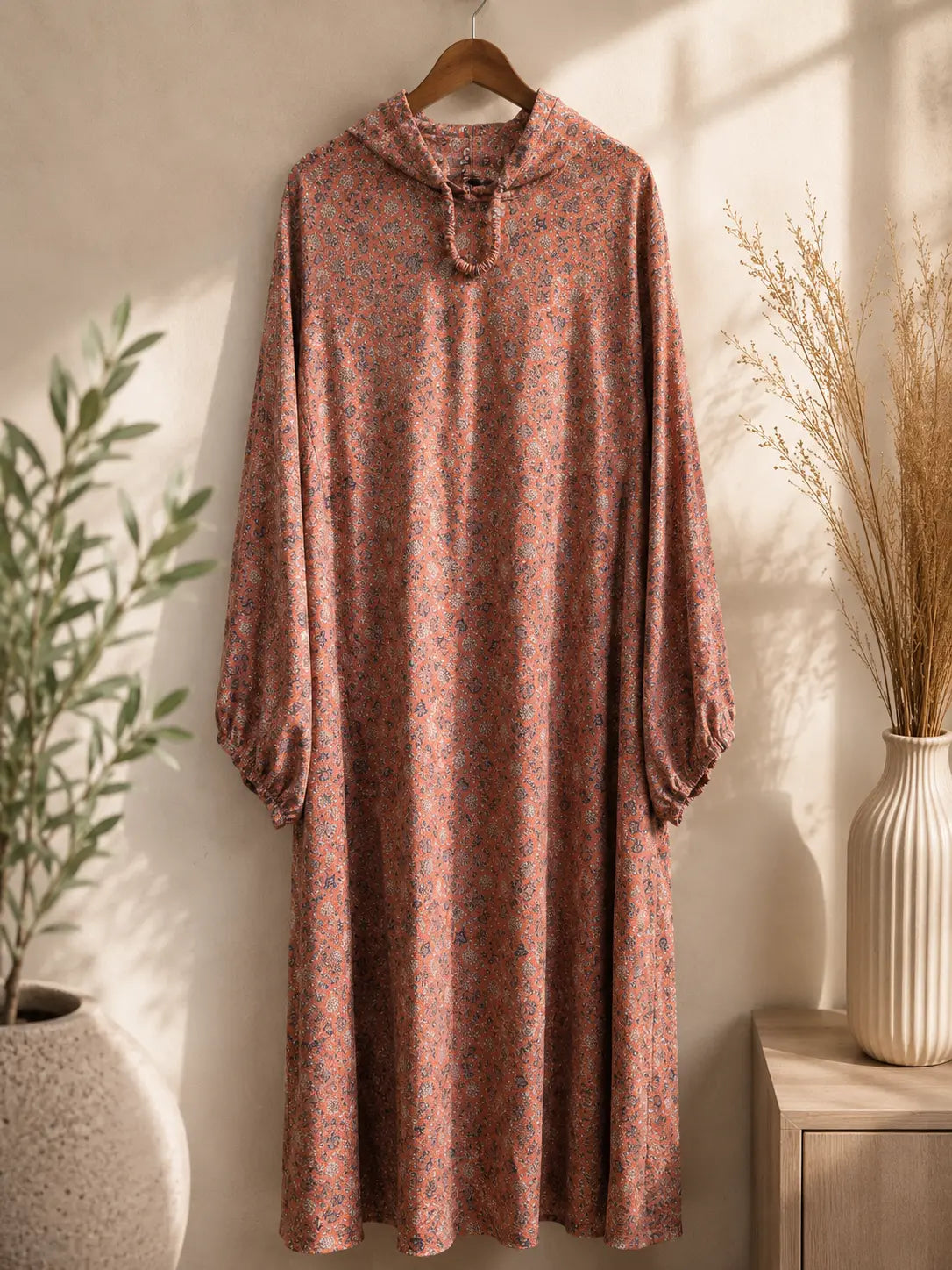 Peach Bloom Namaz Dress