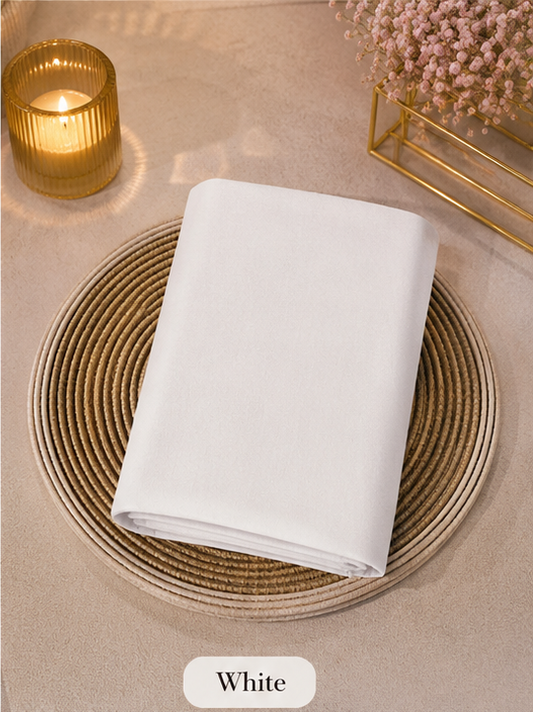 White Liquid Chiffon Hijab