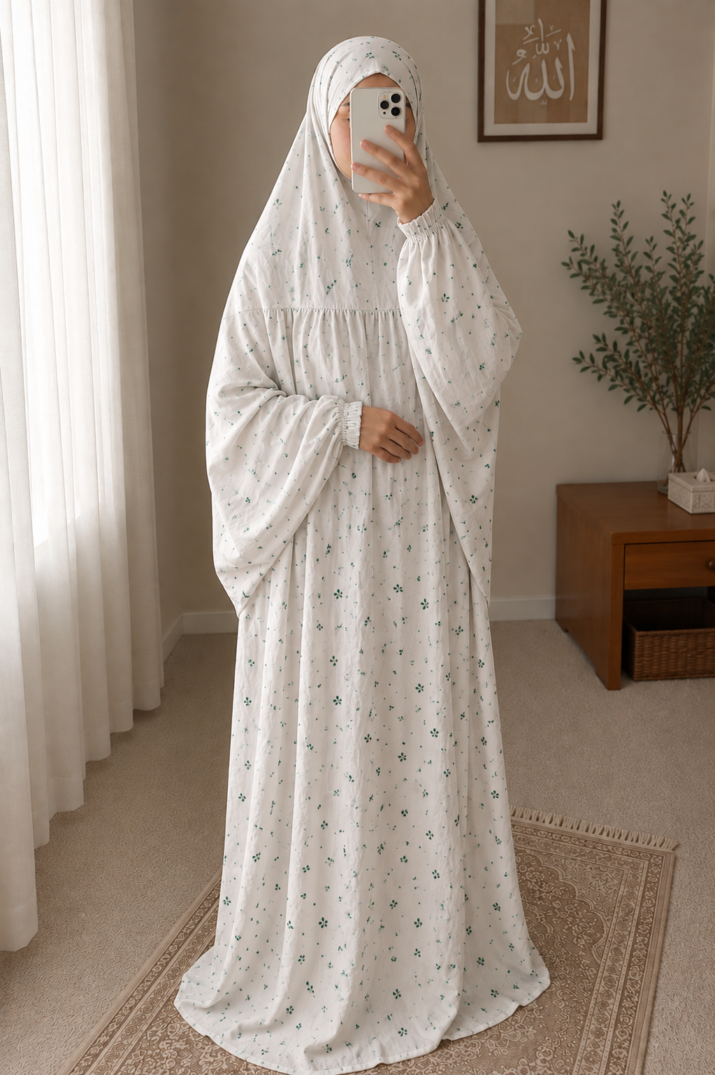 Leafy Green Prayer Dress