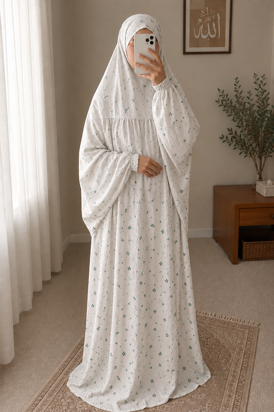 Leafy Green Prayer Dress